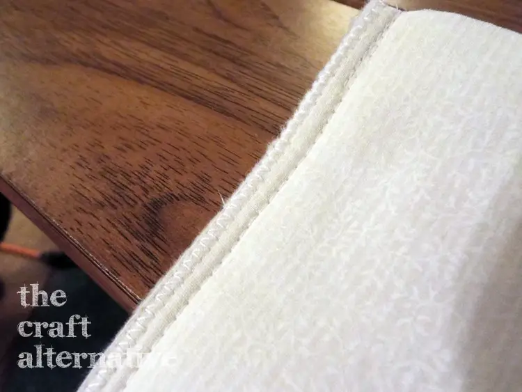How to Make a Pillow Form bind edges