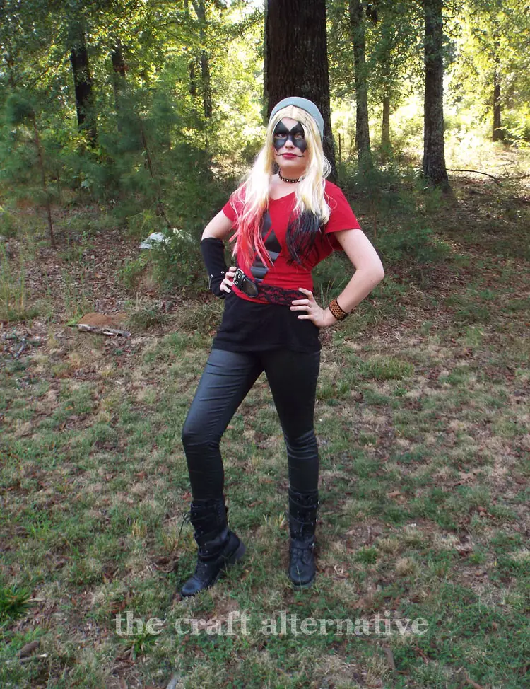 Make It Yourself Harley Quinn Costume DSCF2176