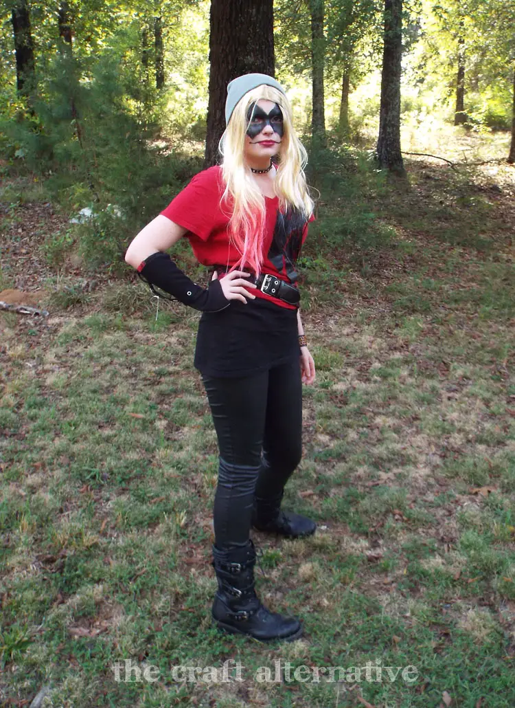 Make It Yourself Harley Quinn Costume DSCF2177