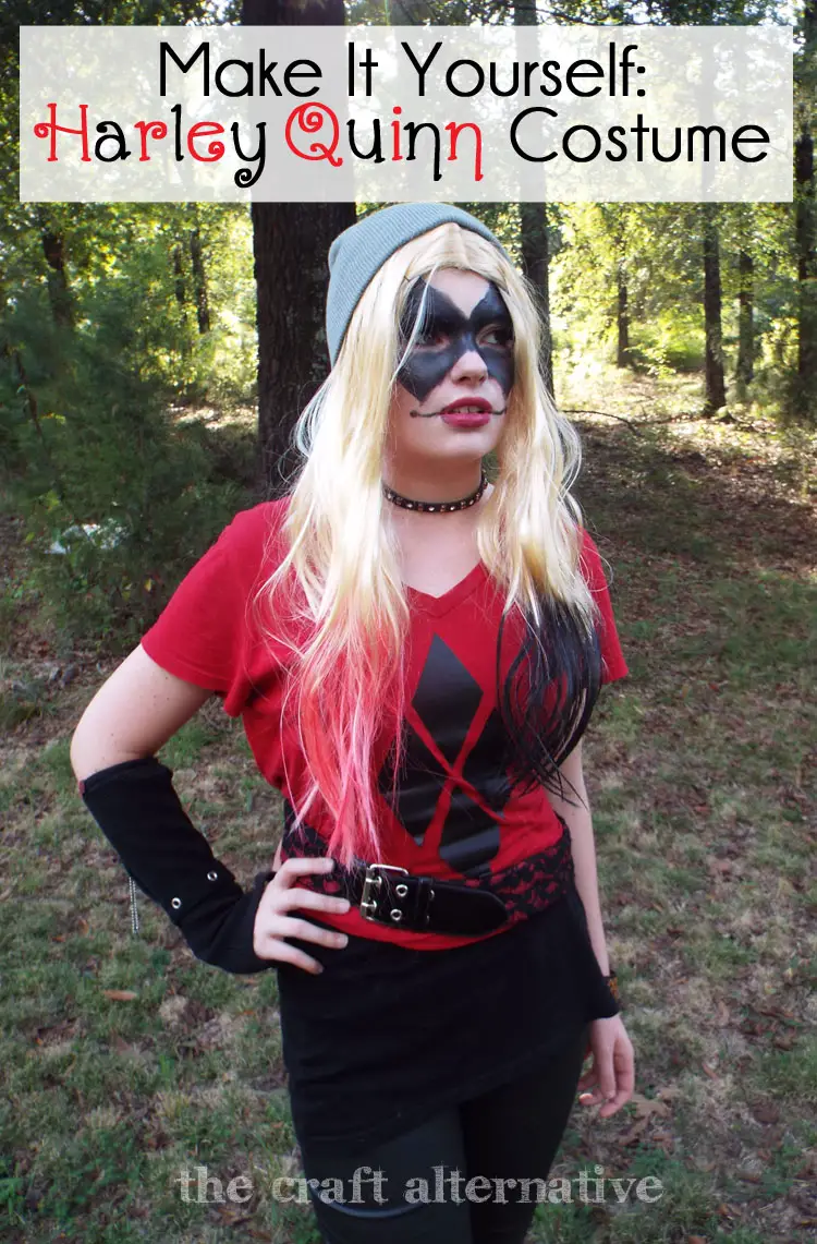 Make It Yourself Harley Quinn Costume DSCF2178