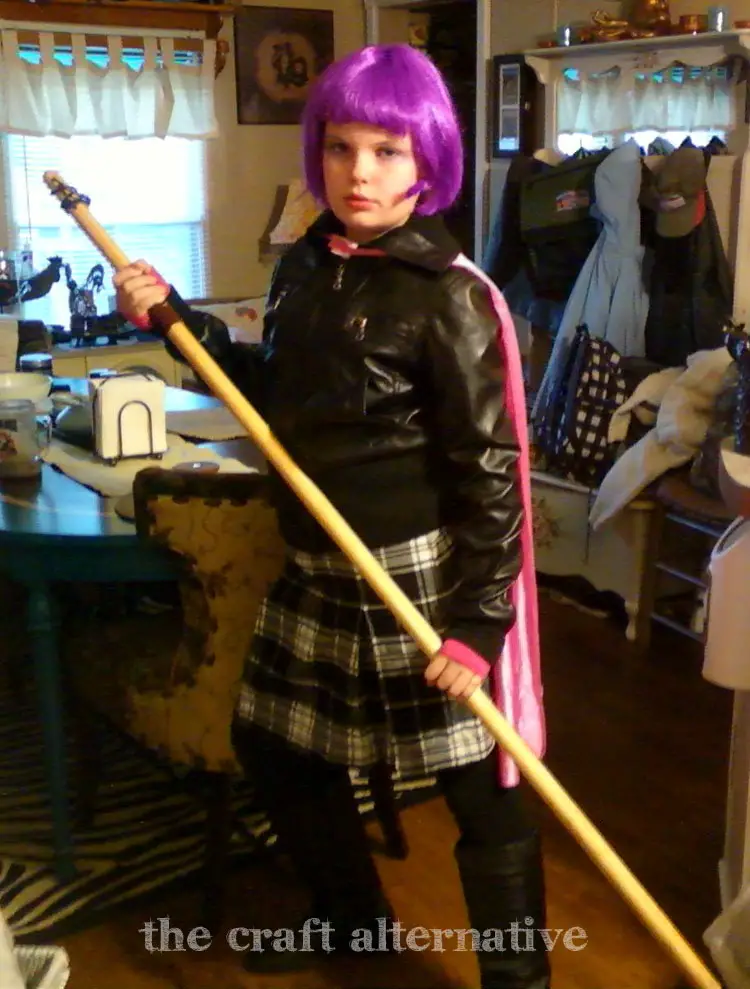 Make It Yourself Harley Quinn Costume Hit Girl 2 copy