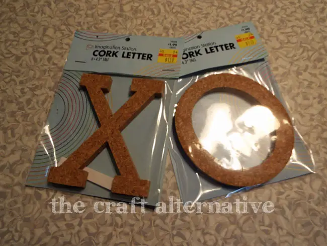 How to Make an XO Message Board_Letters