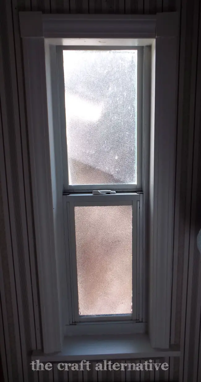 How to Add Frosted Vinyl to a Window for Privacy_Before