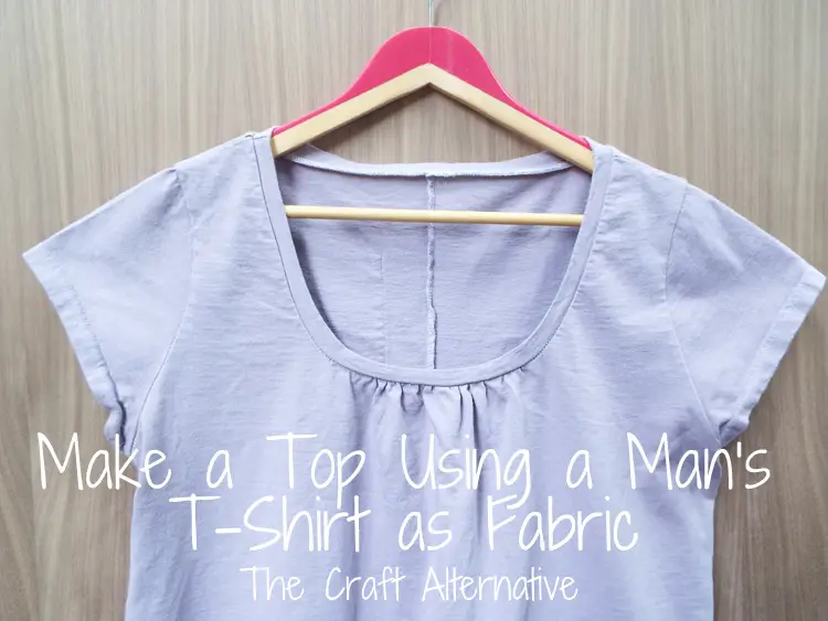 Make a Top Using a Man's T-Shirt as Fabric