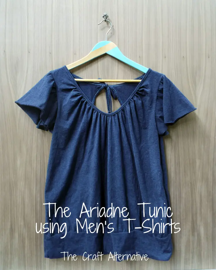 The Ariadne Tunic Made with Men's T-Shirts
