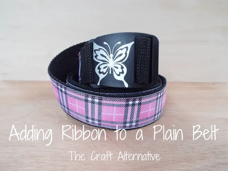 Adding Ribbon to a Plain Belt