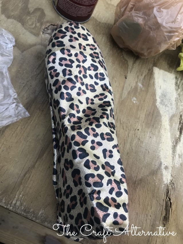 How to Cover Canvas Flats with Fabric