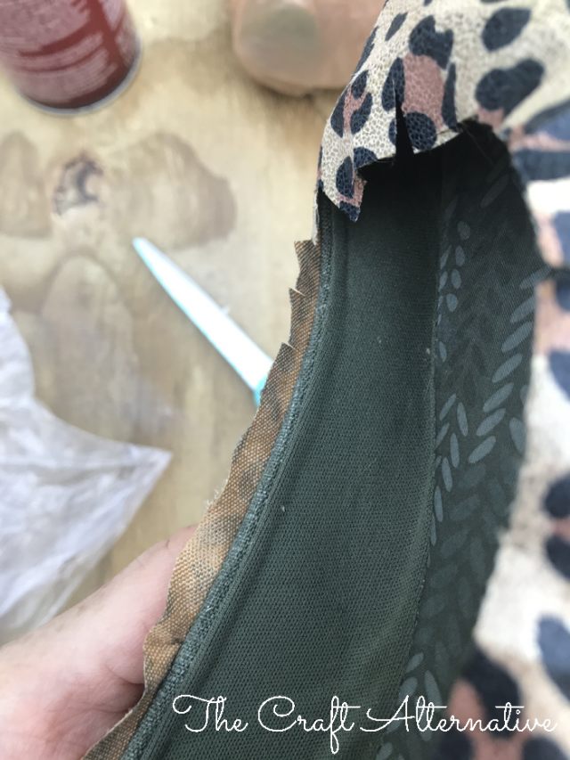 How to Cover Canvas Flats with Fabric