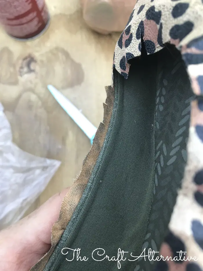 how to cover canvas flats fabric clip curves