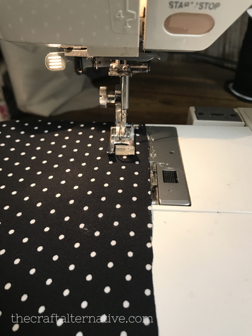 adding flirty sleeves to a t-shirt stitching for hem