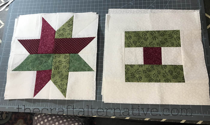 how to make a steps to the courthouse block with woven star